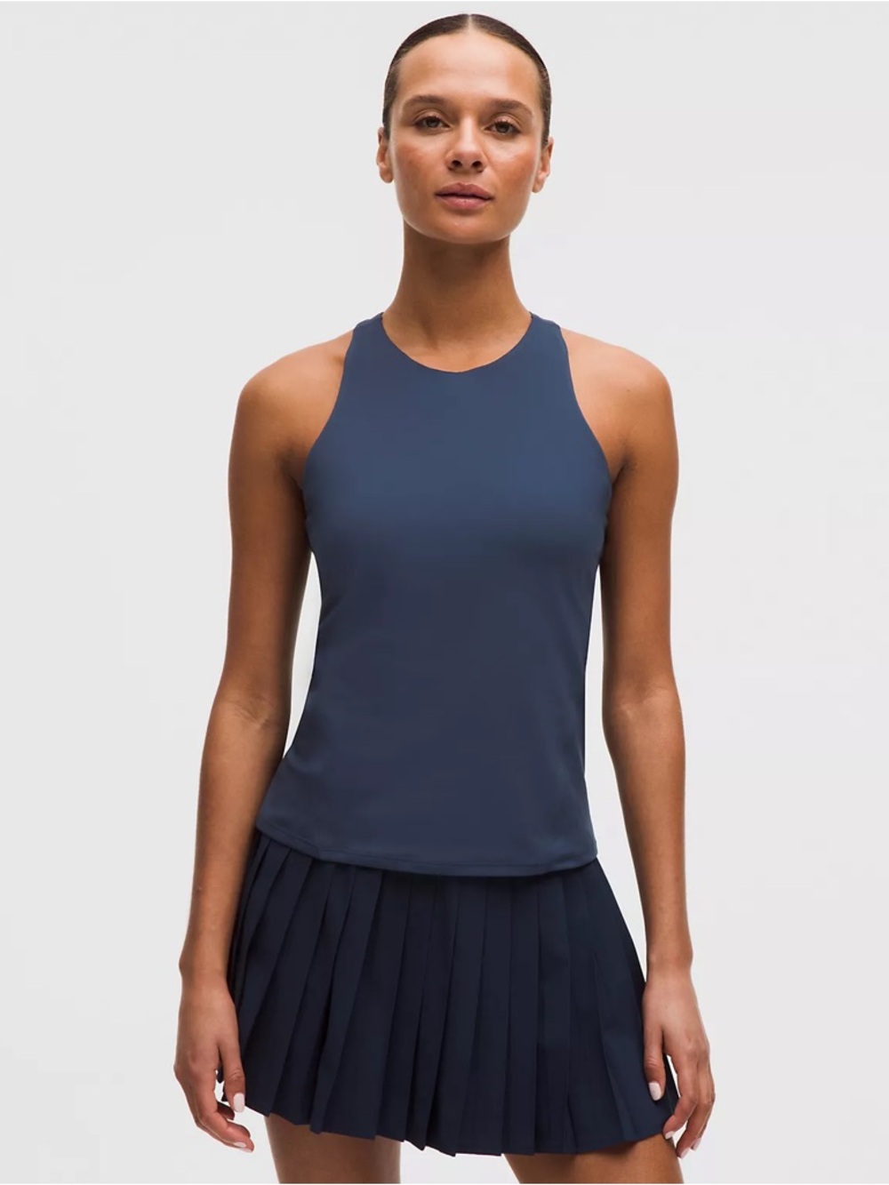 lululemon athletica Navy High-Neck Athletic Tank